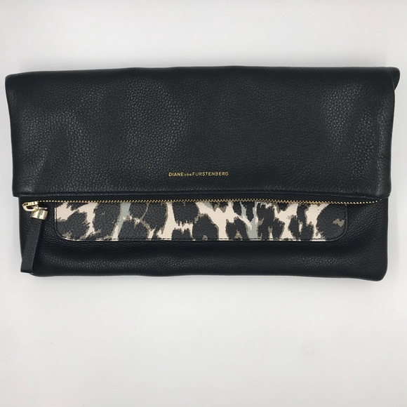 NWOT Dianne Von Furstenburg envelope clutch - Picture 1 of 8
